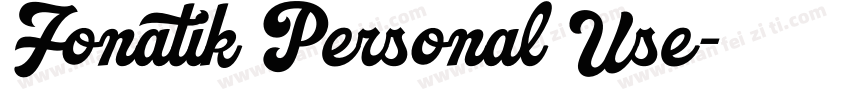Fonatik Personal Use字体转换